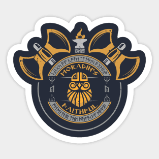 Dwarven Clan Gear Sticker